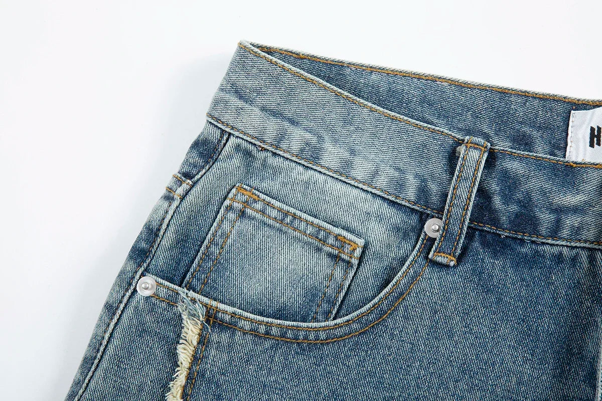 Star Jean Shorts