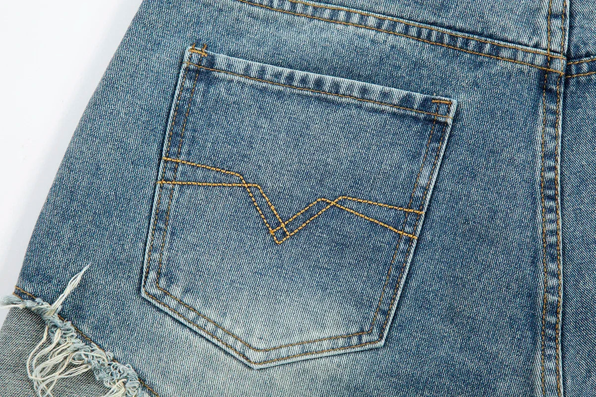 Star Jean Shorts