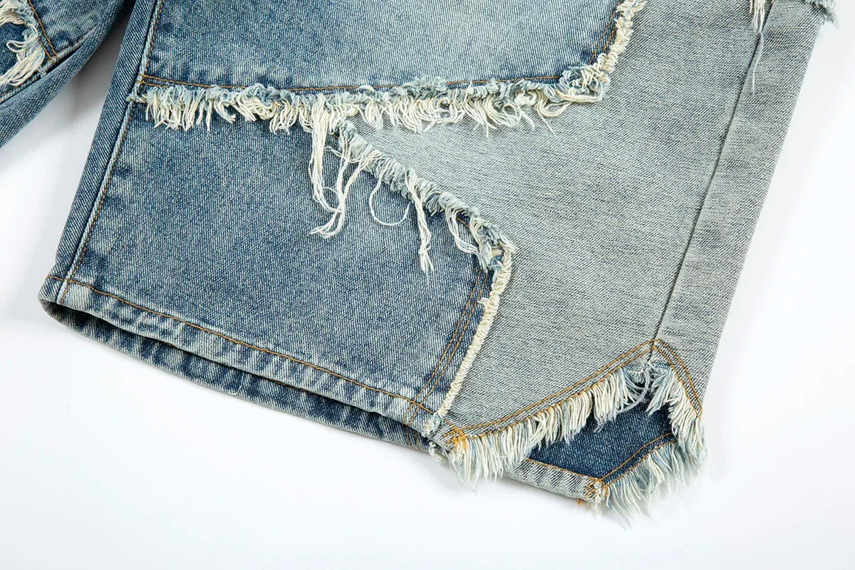 Star Jean Shorts